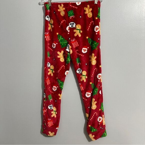 Plush red Christmas pajama pants NWOT - Picture 5 of 6